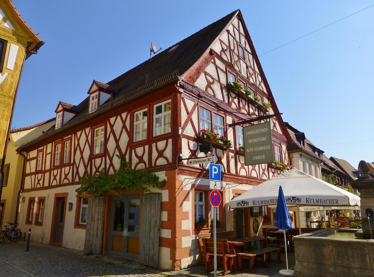 Alte Schmiede Hotel Prichsenstadt Buitenkant foto